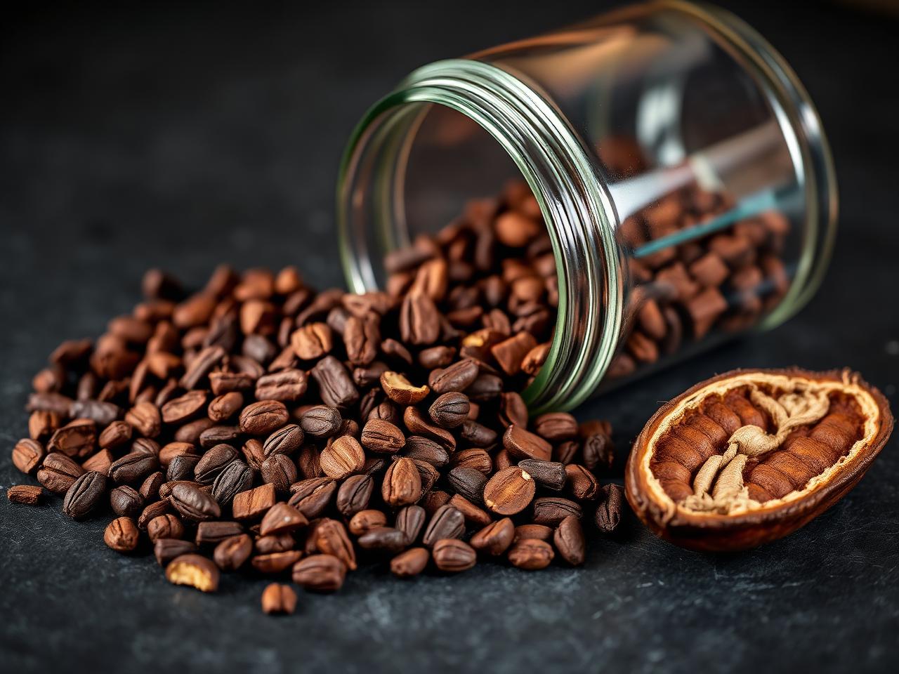 Nibs de cacao nativo amazónico — Theobroma cacao (nativo)