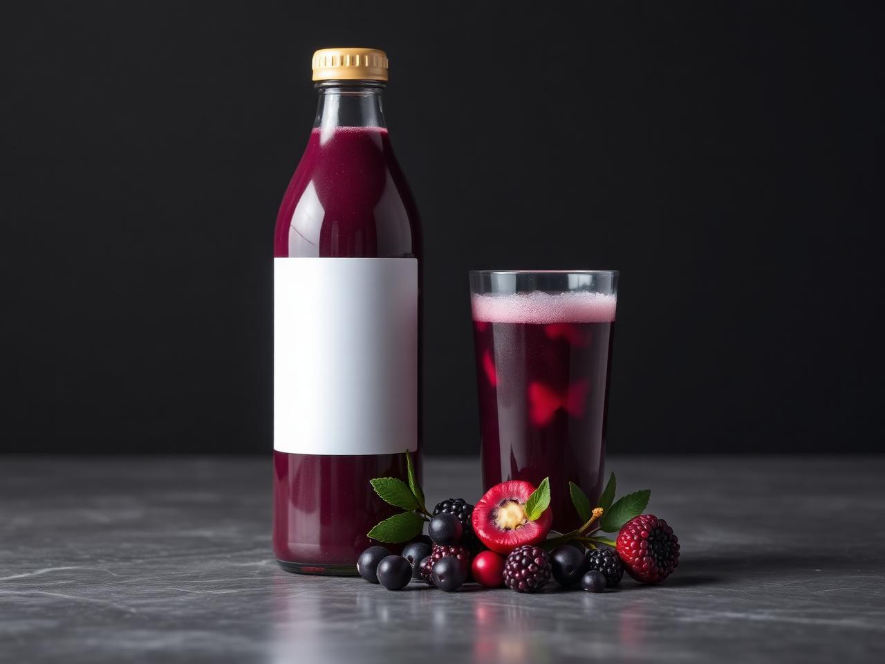 Bebida funcional de açaí y camu camu