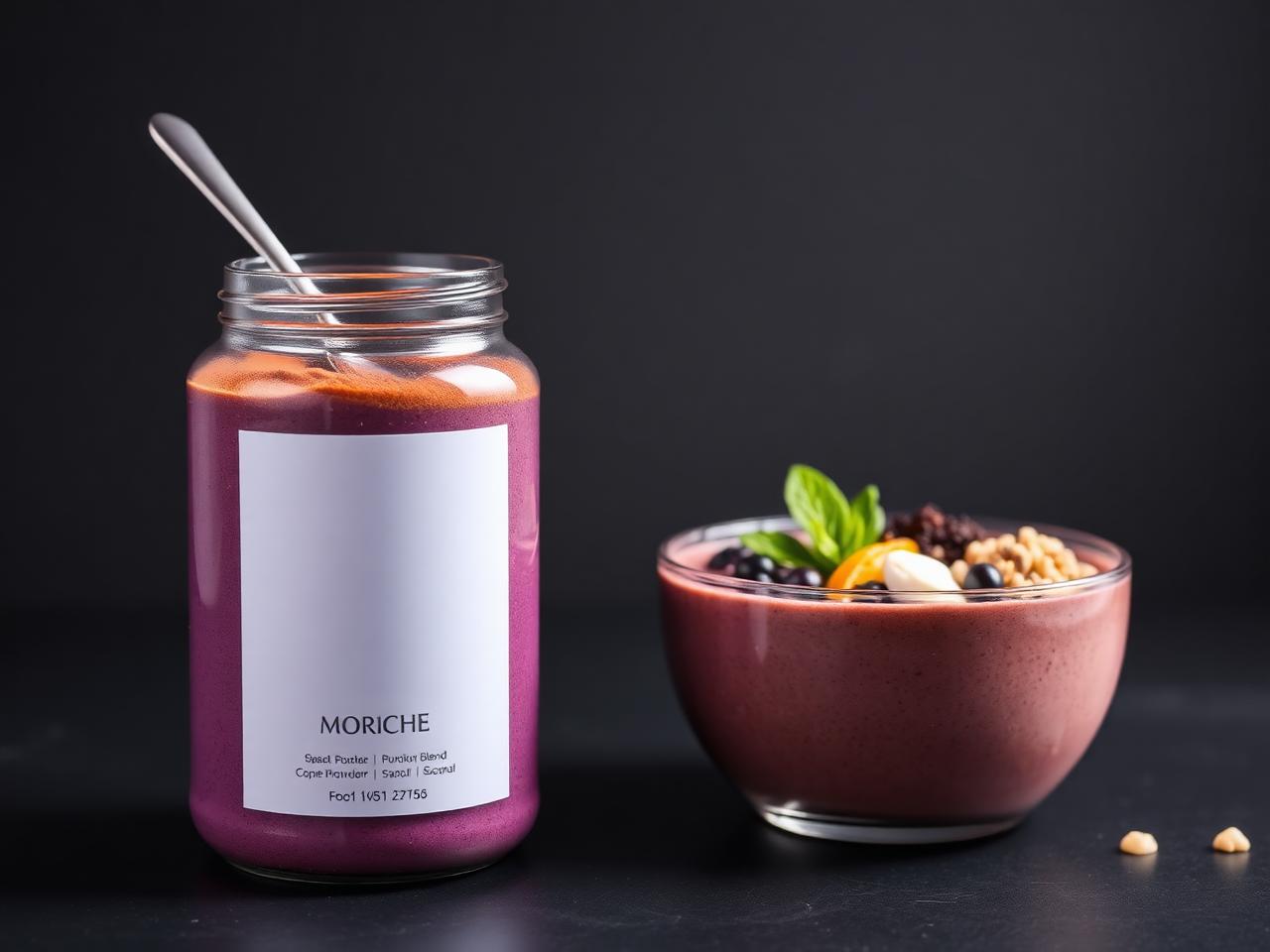 Mezcla funcional de moriche y açaí