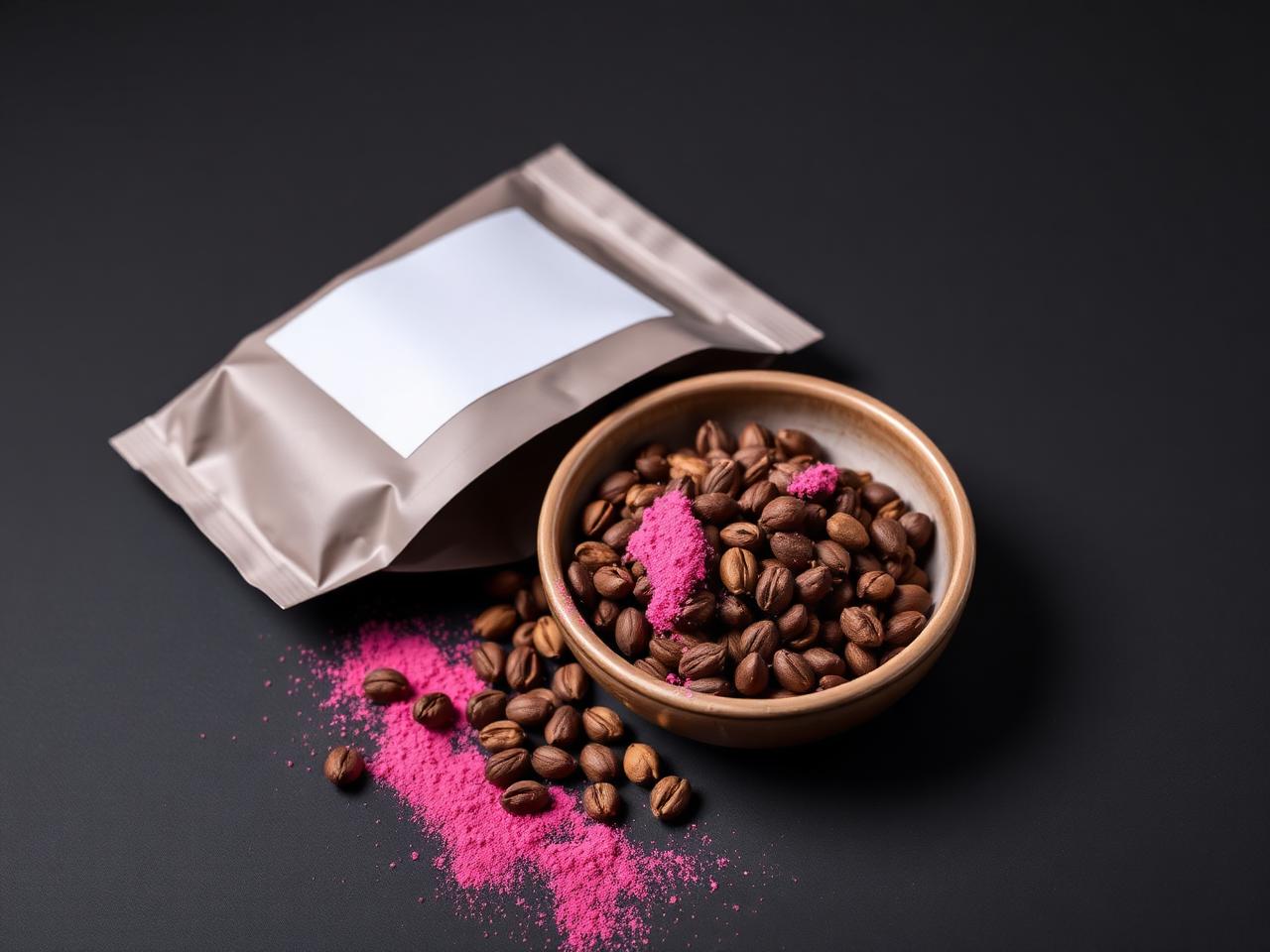 Snack de nibs de cacao con camu camu